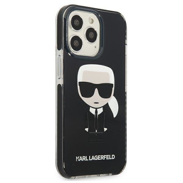 Karl Lagerfeld KLHCP13LTPEIKK Black Iconik Karl iPhone 13 Pro Tok