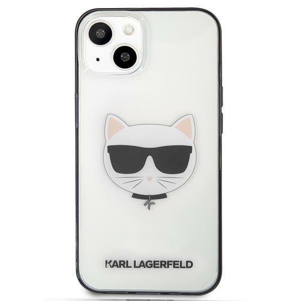Karl Lagerfeld KLHCP13SHCHCK Transparent Ikonik Choupette iPhone 13 Mini Tok