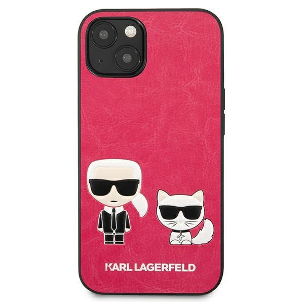 Karl Lagerfeld KLHCP13SPCUSKCP Ikonik Karl&Choupette Fushia iPhone 13 Mini Tok