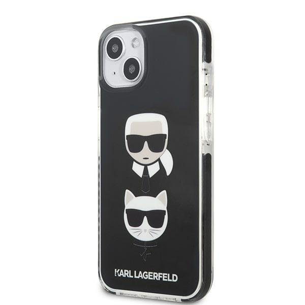 Karl Lagerfeld KLHCP13STPE2TK Black Karl&Choupette Head iPhone 13 Mini Tok