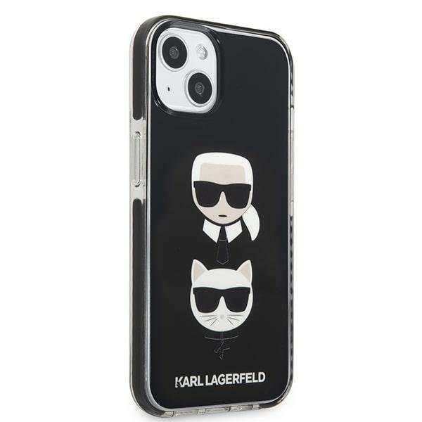 Karl Lagerfeld KLHCP13STPE2TK Black Karl&Choupette Head iPhone 13 Mini Tok