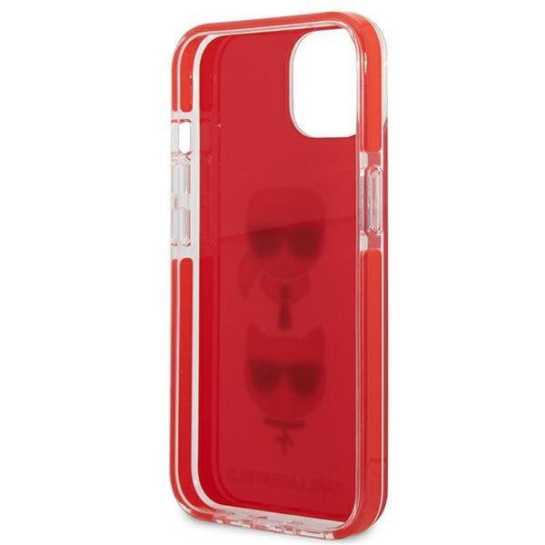 Karl Lagerfeld KLHCP13STPE2TR Red Karl&Choupette Head iPhone 13 Mini Tok