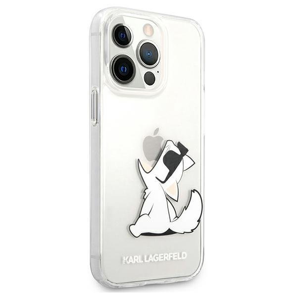 Karl Lagerfeld KLHCP13XCFNRC Choupette Fun Transparent iPhone 13 Pro Max Tok