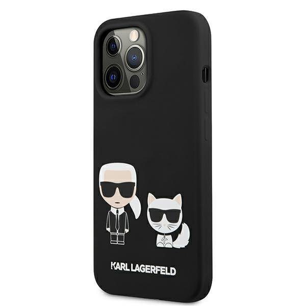 Karl Lagerfeld KLHCP13XSSKCK KCI Silicone Karl Choupette Black iPhone 13 Pro Max Tok