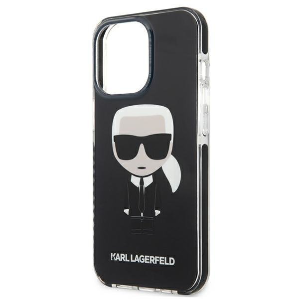 Karl Lagerfeld KLHCP13XTPEIKK Black Iconik Karl iPhone 13 Pro Max Tok
