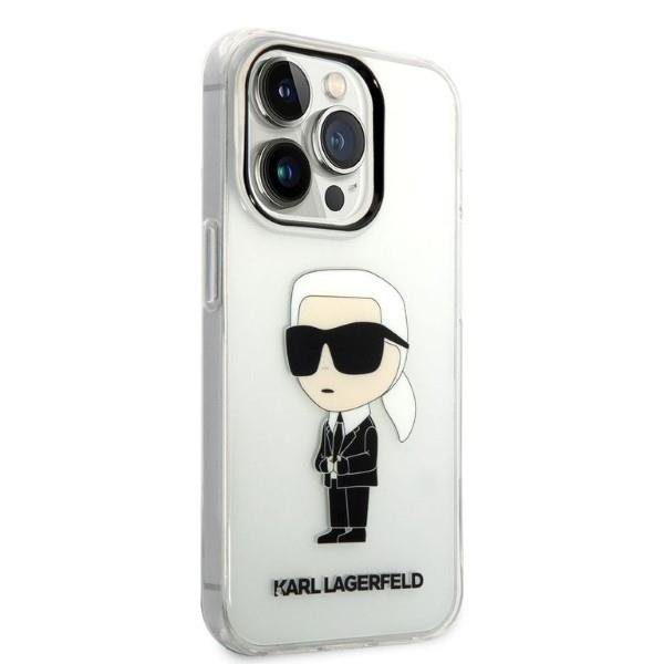 Karl Lagerfeld KLHCP14LHNIKTCT Transparent IML NFT Ikonik iPhone 14 Pro Tok