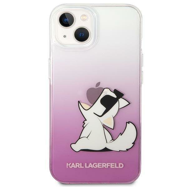 Karl Lagerfeld KLHCP14MCFNRCPI Pink Choupette Fun iPhone 14 Plus Tok