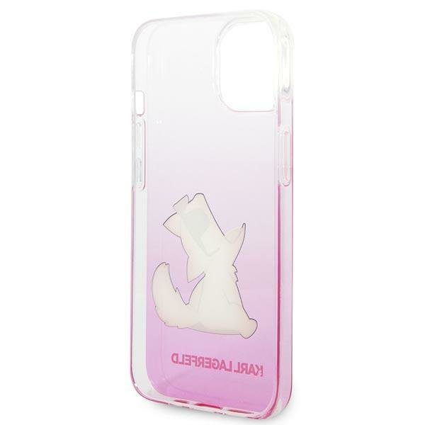 Karl Lagerfeld KLHCP14MCFNRCPI Pink Choupette Fun iPhone 14 Plus Tok