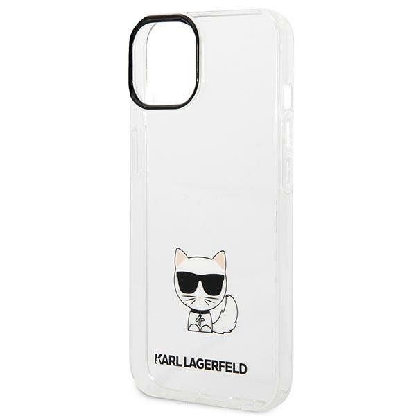 Karl Lagerfeld KLHCP14MCTTR Transparent Choupette Body iPhone 14 Plus Tok