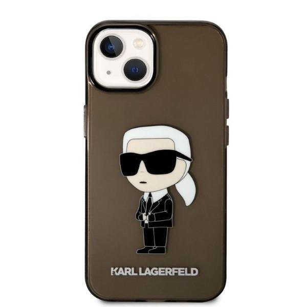 Karl Lagerfeld KLHCP14MHNIKTCK Black Ikonik Karl Lagerfeld iPhone 14 Plus Tok