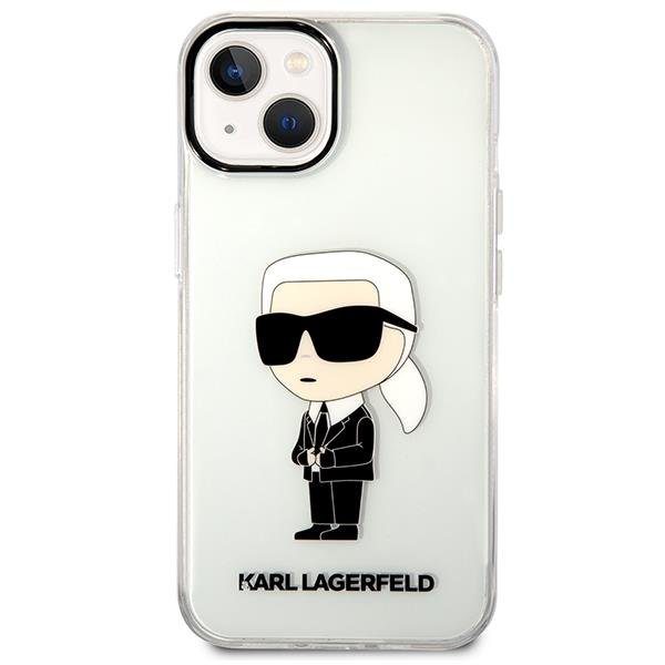 Karl Lagerfeld KLHCP14MHNIKTCT Transparent IML NFT Ikonik iPhone 14 Plus Tok