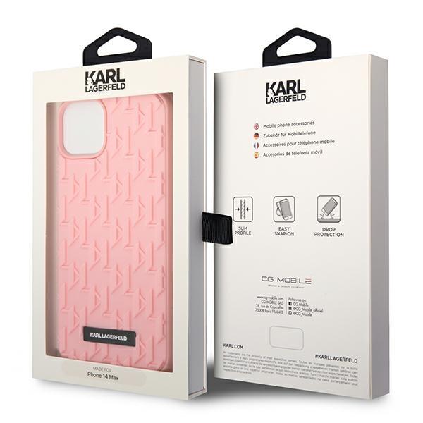 Karl Lagerfeld KLHCP14MRUPKLPP Pink 3D Monogram iPhone 14 Plus Tok
