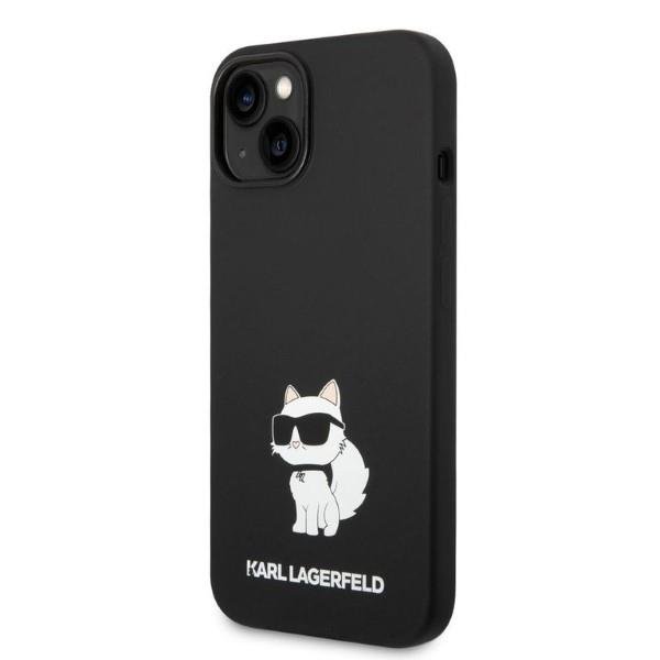 Karl Lagerfeld KLHCP14MSNCHBCK Black Silicone Choupette iPhone 14 Plus Tok