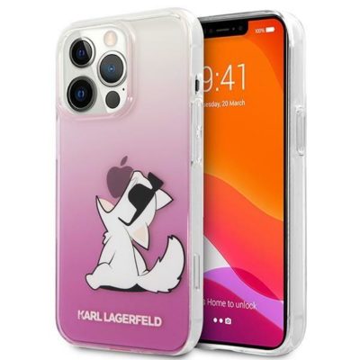 Karl Lagerfeld KLHCP14XCFNRCPI Pink Choupette Fun iPhone 14 Pro Max Tok