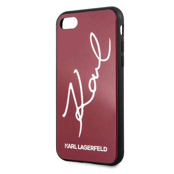 Karl Lagerfeld Signature KLHCI8DLKSRE Red iPhone 8/7/SE 2020/SE 2022 Tok