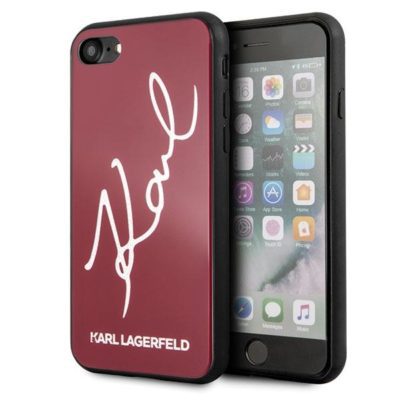 Karl Lagerfeld Signature KLHCI8DLKSRE Red iPhone 8/7/SE 2020/SE 2022 Tok