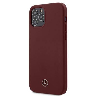 Mercedes MEHCP12MSILRE Red Silicone Line iPhone 12/12 Pro Tok