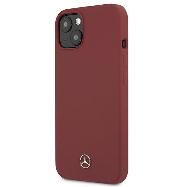 Mercedes MEHCP13MSILRE Red Silicone Line iPhone 13 Tok