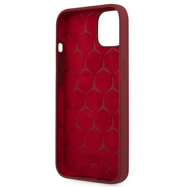 Mercedes MEHCP13MSILRE Red Silicone Line iPhone 13 Tok