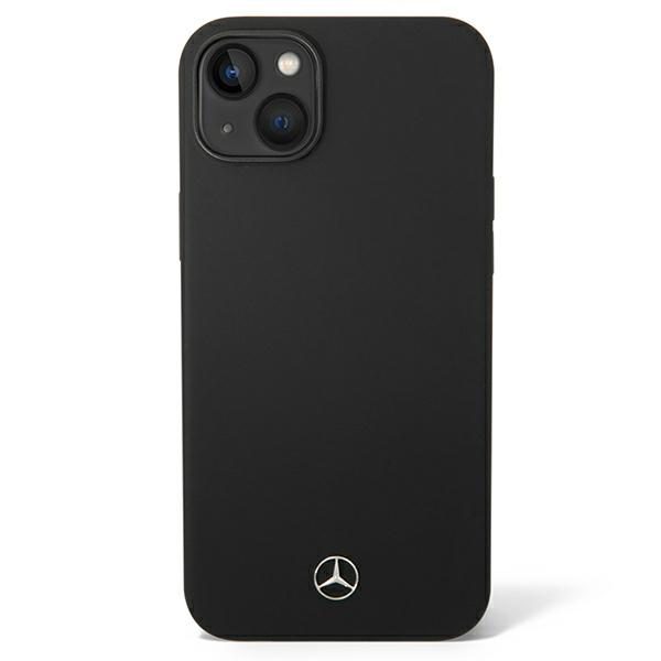 Mercedes MEHCP14MSILBK Black Silicone Line iPhone 14 Plus Tok
