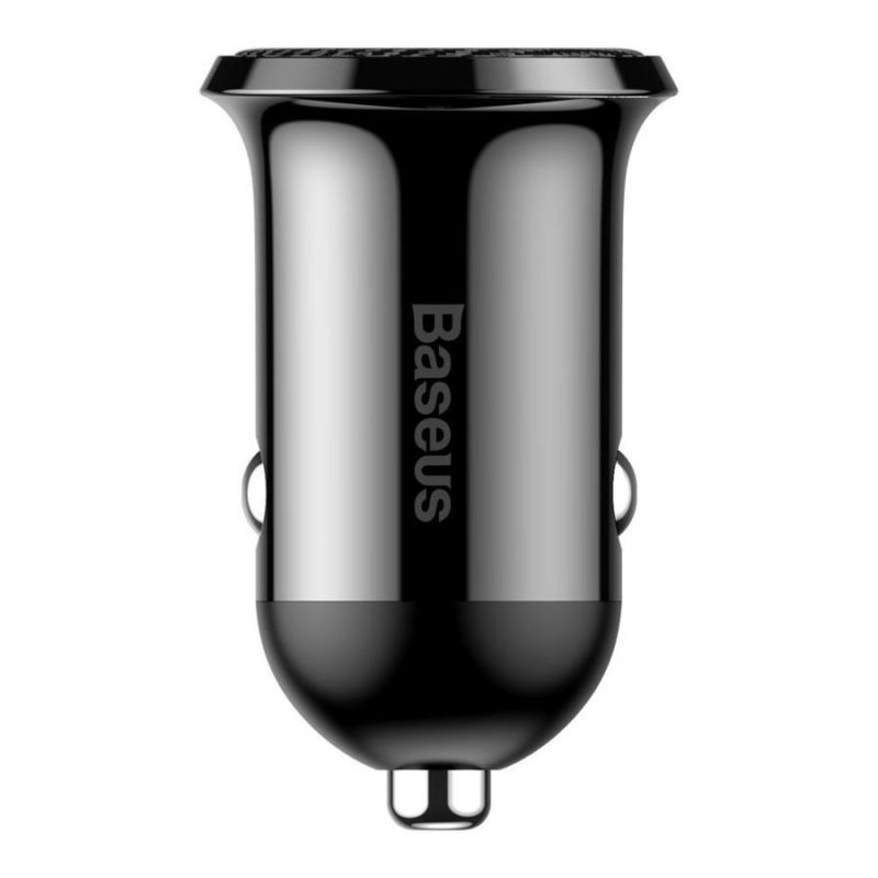 Baseus Grain Pro Autó Töltő 2x USB 4,8 A Black (CCALLP-01)