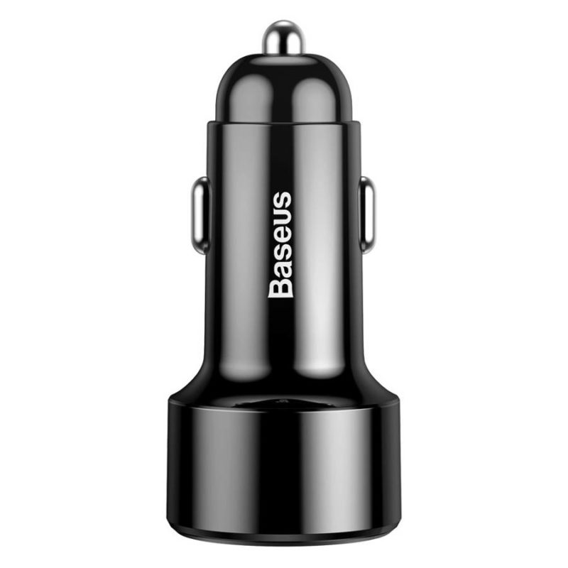 Baseus Magic Series Dual QC Autó Töltő Digital Display 2x USB QC3.0 45W 6A Black (CCMLC20A-01)