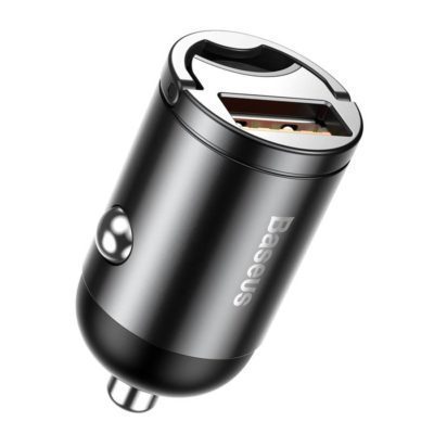 Baseus Tiny Star Mini Quick Charge Autó Töltő USB Port 30W Gray (VCHX-A0G)