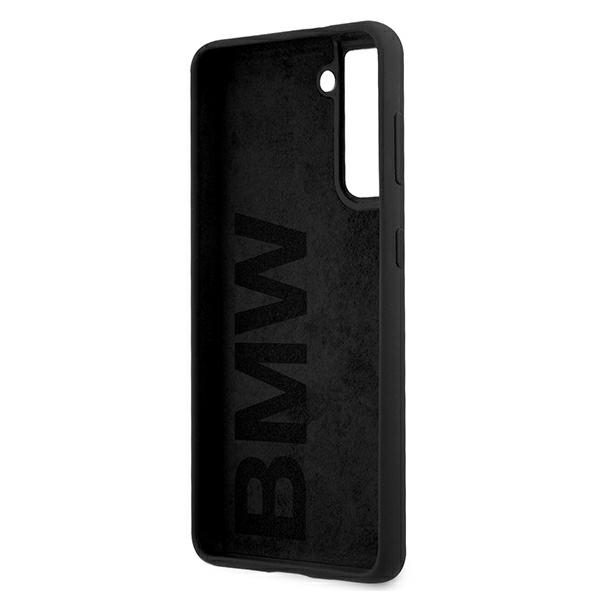 BMW BMHCS21MSILBK Black Silicone Signature Samsung S21 Plus Tok