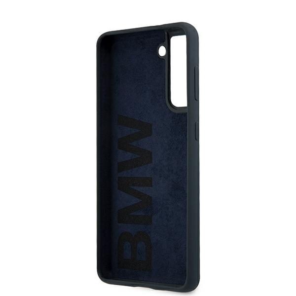 BMW BMHCS21MSILNA Navy Silicone Signature Samsung S21 Plus Tok