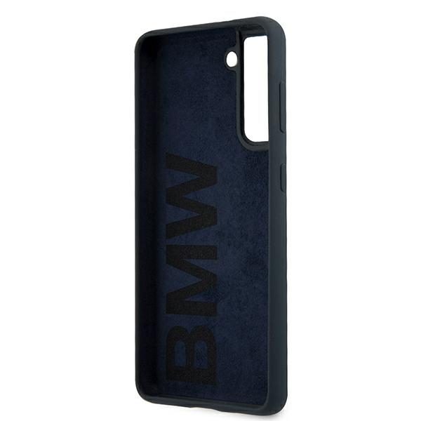 BMW BMHCS21SSILNA Navy Silicone Signature Samsung S21 Tok