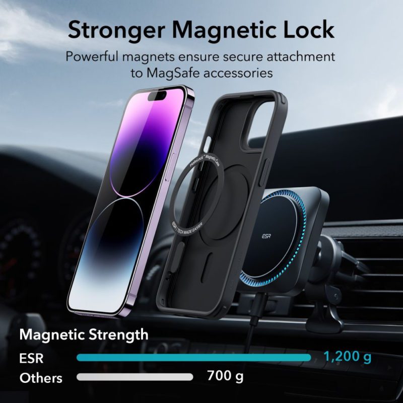 ESR CH Halolock MagSafe Black iPhone 14 Pro Max Tok