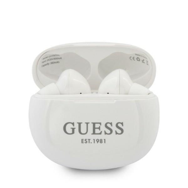 Guess Fülhallgatók Bluetooth GUTWS1CWH White
