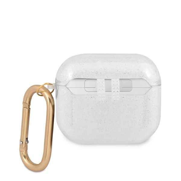 Guess GUA3UCG4GT Transparent Glitter Collection AirPods 3 Tok