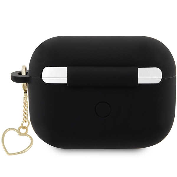 Guess GUAP2LSCHSK Black Silicone Charm Heart Collection AirPods Pro 2 Tok