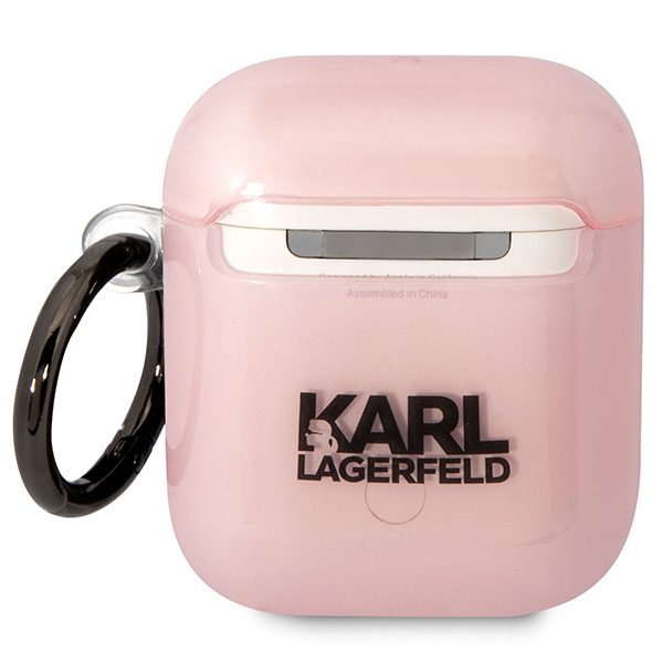 Karl Lagerfeld KLA2HNCHTCP Pink Ikonik Choupette AirPods 1/2 Tok