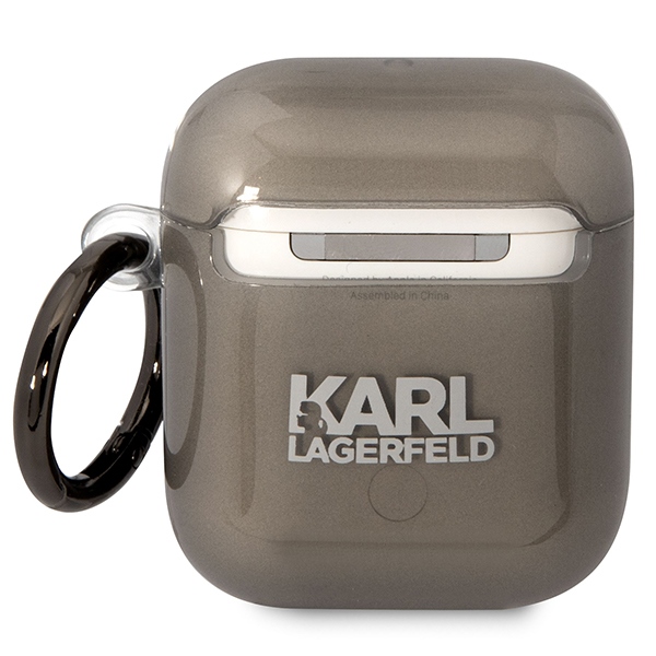 Karl Lagerfeld KLA2HNIKTCK Black Karl`s Head AirPods 1/2 Tok
