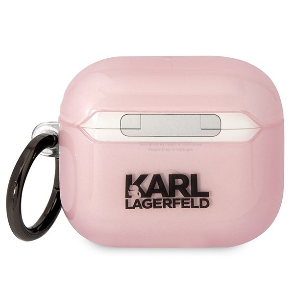 Karl Lagerfeld KLA3HNCHTCP Pink Ikonik Choupette AirPods 3 Tok