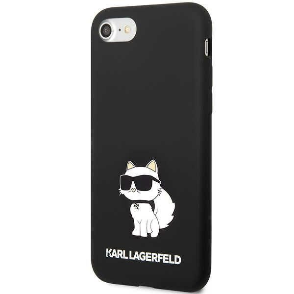 Karl Lagerfeld KLHCI8SNCHBCK Black Silicone Choupette iPhone 7/8/SE 2020/SE 2022 Tok