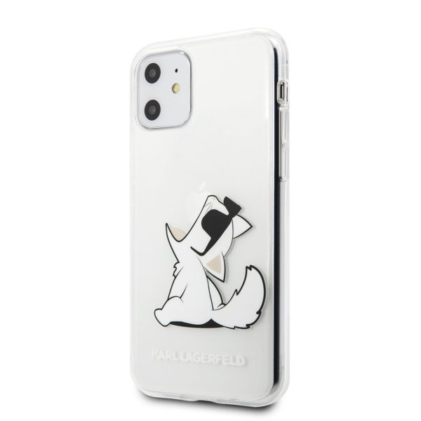 Karl Lagerfeld KLHCN61CFNRC Transparent Choupette Fun iPhone 11 Tok