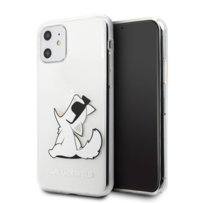 Karl Lagerfeld KLHCN61CFNRC Transparent Choupette Fun iPhone 11 Tok