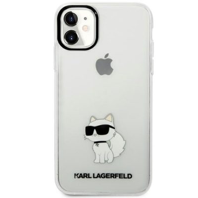 Karl Lagerfeld KLHCN61HNCHTCT Transparent Ikonik Choupette iPhone 11 Tok