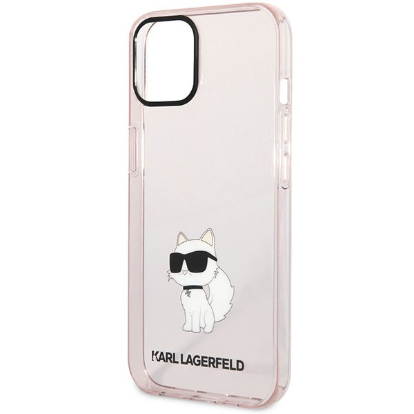Karl Lagerfeld KLHCP12MHNCHTCP Pink Ikonik Choupette iPhone 12/12 Pro Tok