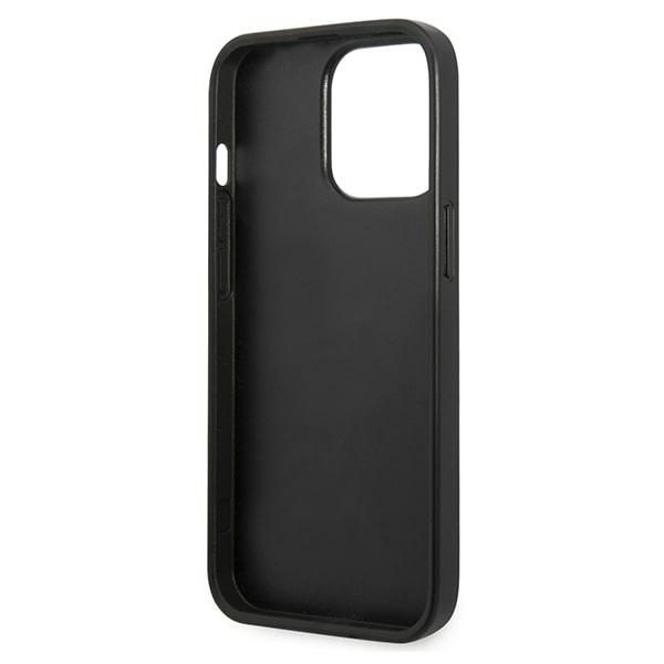 Karl Lagerfeld KLHCP13LPTLK Black Perforated Allover iPhone 13 Pro Tok