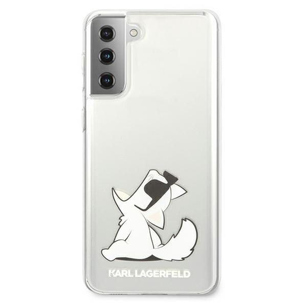 Karl Lagerfeld KLHCS21MCFNRC Transparent Choupette Fun Samsung S21 Plus Tok