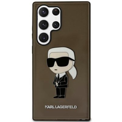 Karl Lagerfeld KLHCS23LHNIKTCK Black Ikonik Karl Lagerfeld Samsung S23 Ultra Tok