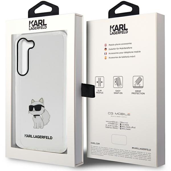 Karl Lagerfeld KLHCS23MHNCHTCT Transparent Ikonik Choupette Samsung S23 Plus Tok