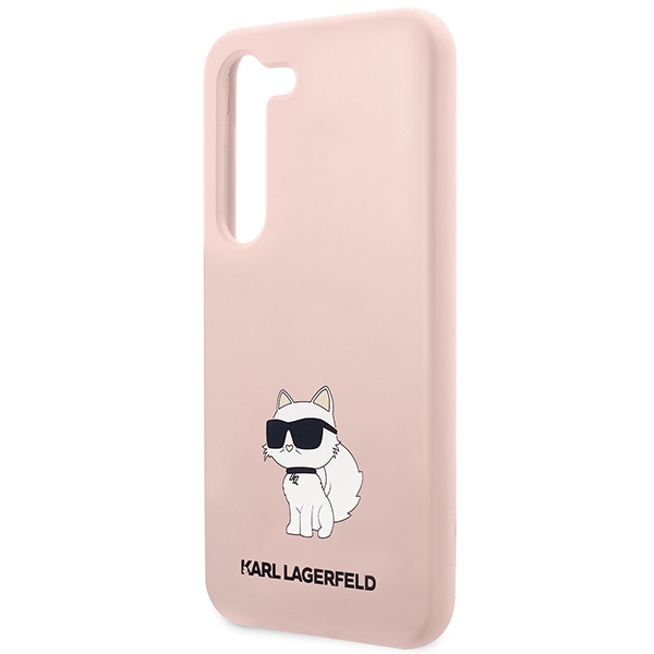 Karl Lagerfeld KLHCS23MSNCHBCP Pink Silicone Choupette Samsung S23 Plus Tok