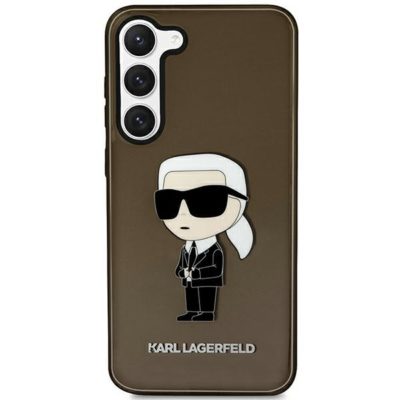 Karl Lagerfeld KLHCS23SHNIKTCK Black Ikonik Karl Lagerfeld Samsung S23 Tok