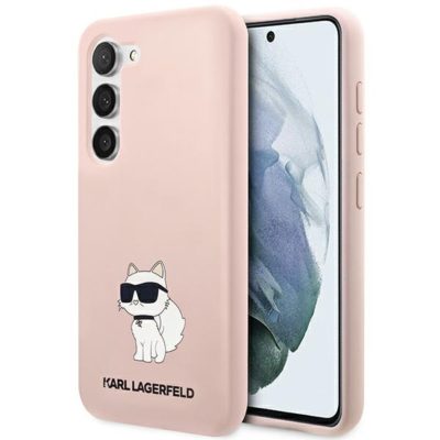 Karl Lagerfeld KLHCS23SSNCHBCP Pink Silicone Choupette Samsung S23 Tok
