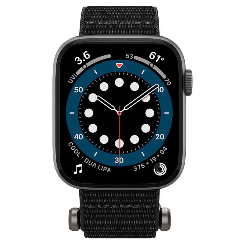 Spigen DuraPro Flex Szíj Apple Watch 45/44/42/Ultra Black